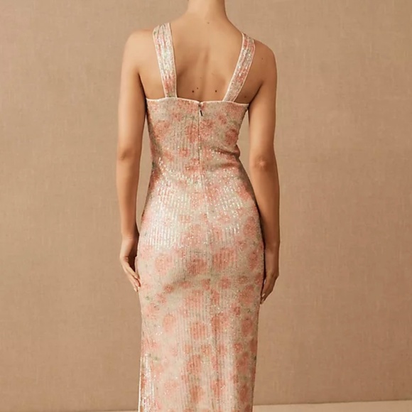 Pink Sequin Dress - Saylor Faena Dress - M - Picture 4 of 5